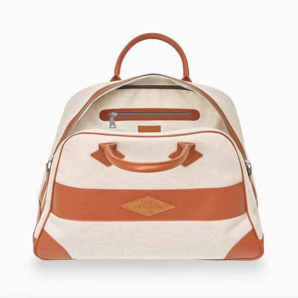 Hovedbilde RIVIERA weekendbag Semsket beige