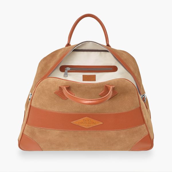 Hovedbilde RIVIERA weekendbag Semsket cognac