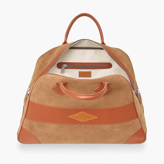 Hovedbilde RIVIERA weekendbag Semsket cognac