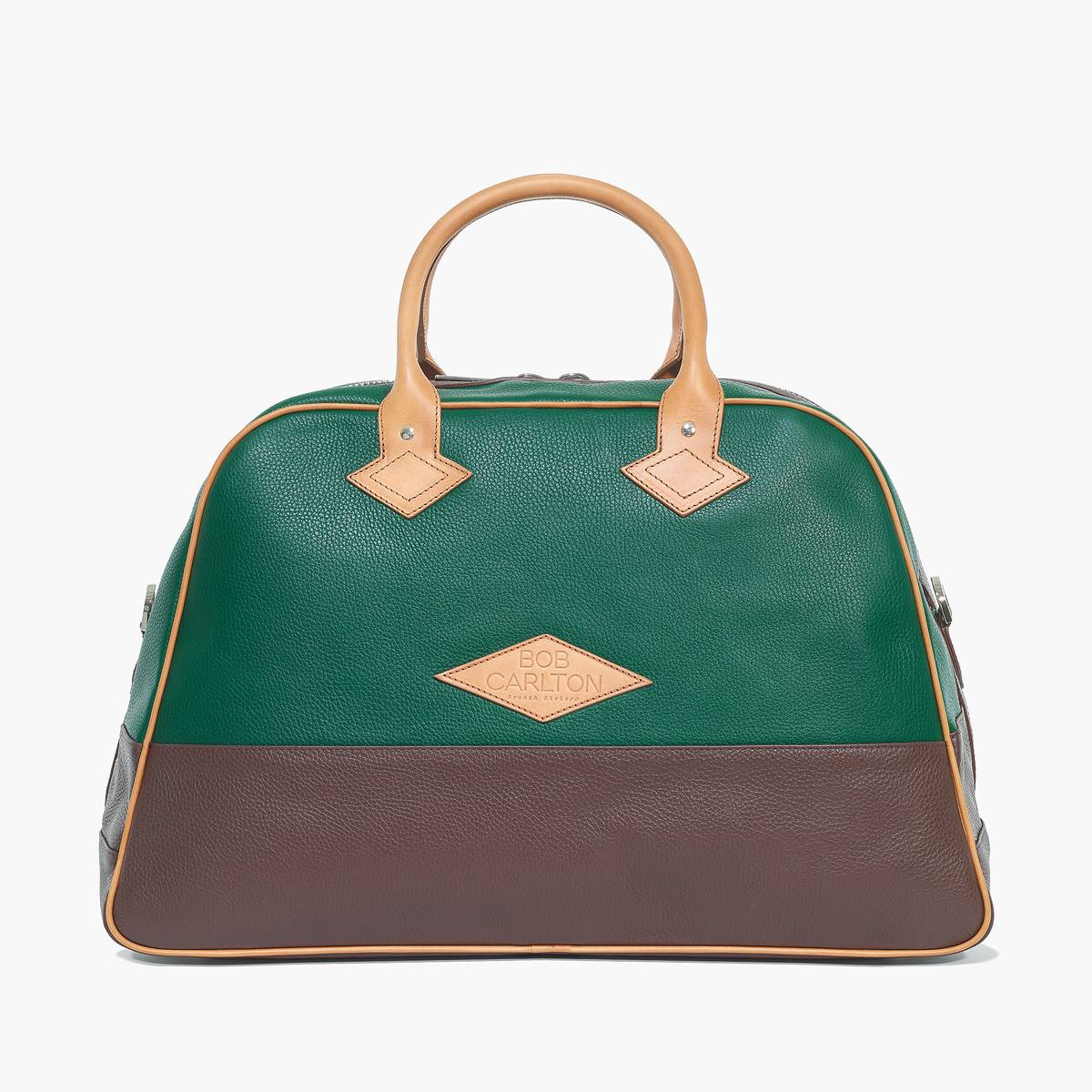 RIVIERA weekendbag grønn/sjokolade