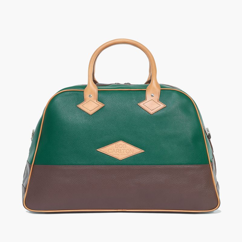 RIVIERA weekendbag grønn/sjokolade