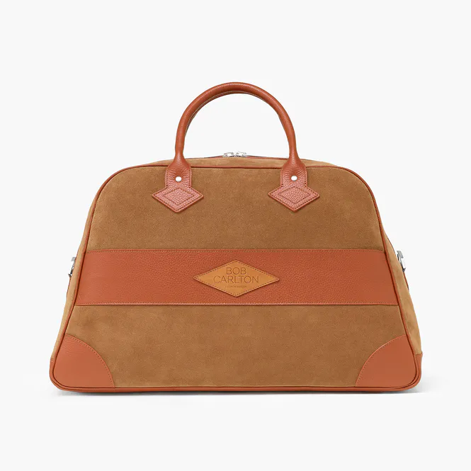 Hovedbilde RIVIERA weekendbag Semsket cognac