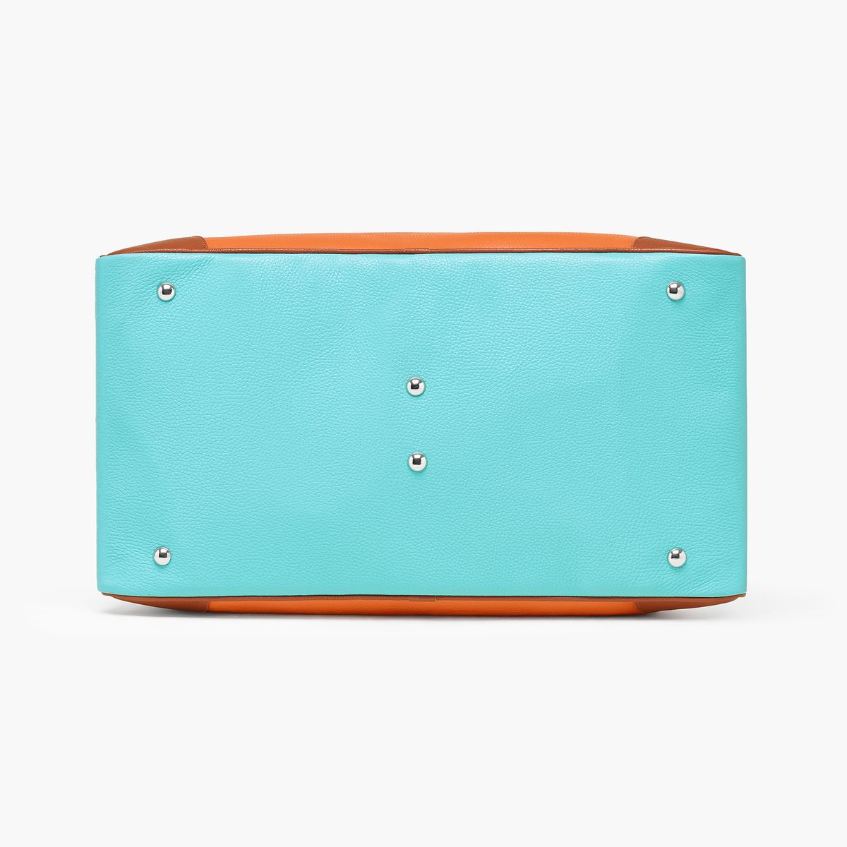 RIVIERA weekendbag turkis/hvit/orange